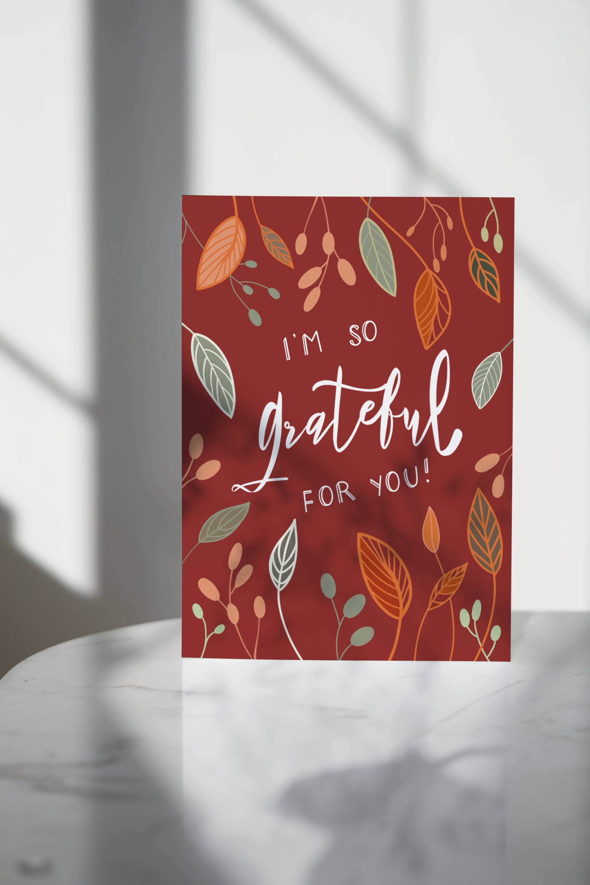 EverElling - Wholesale Thank You Card - I'm So Grateful For You Card2