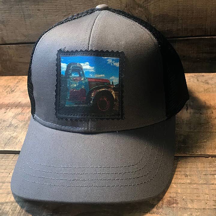 Truck in Taos Organic Cotton Trucker Hat for wholesale by Dharma Love