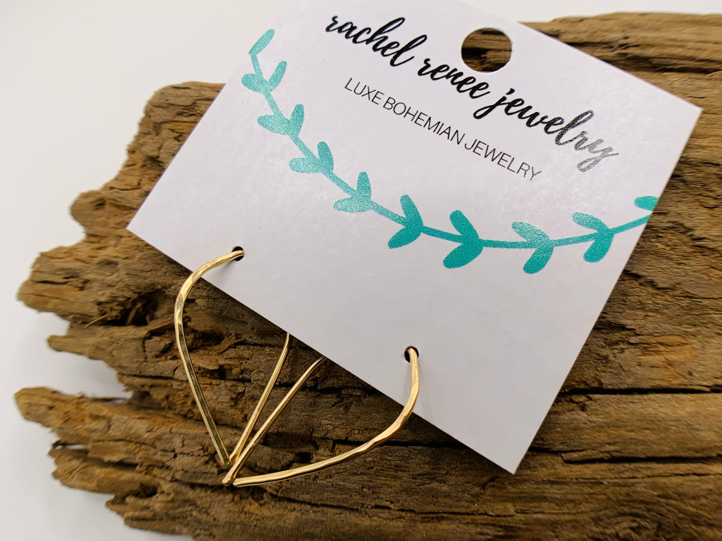 Rachel Renee Jewelry - Wholesale Hoop Earrings - STEVIE Dainty Dewdrop Threader2