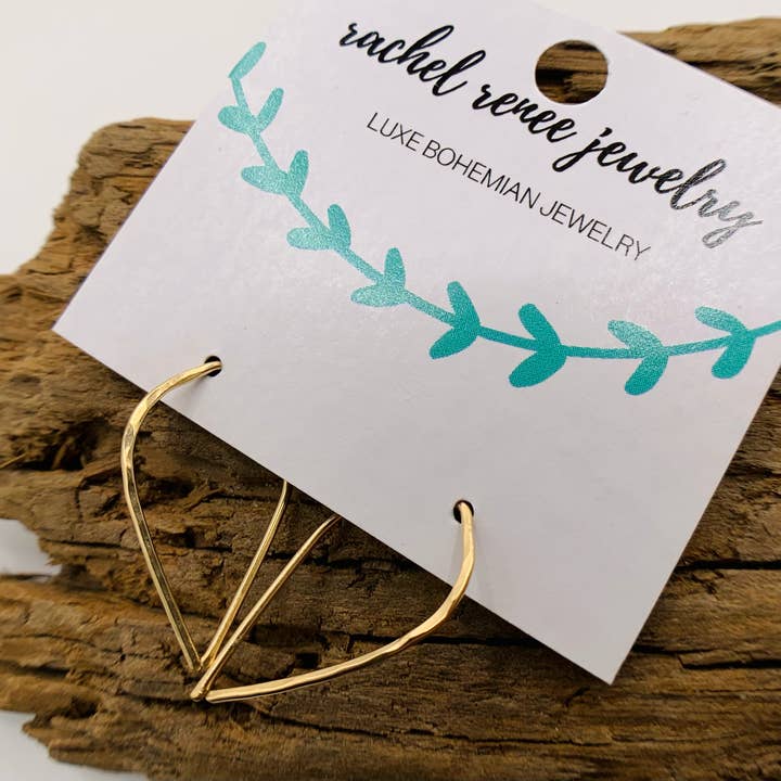 Rachel Renee Jewelry - Wholesale Hoop Earrings - STEVIE Dainty Dewdrop Threader2