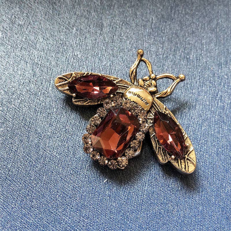 Tourtiwi - Wholesale Brooch - Lovely Diamond Dragonfly Butterfly Brooch Pin2