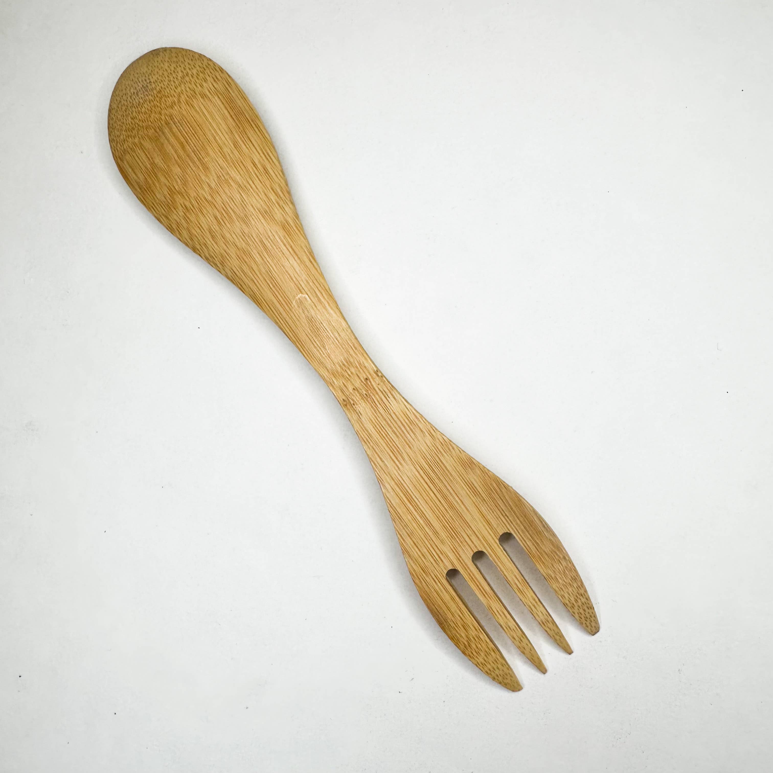 Smile Boutiques - Wholesale Assorted Cutlery Set - Plastic Free Natural Bamboo Spork 3