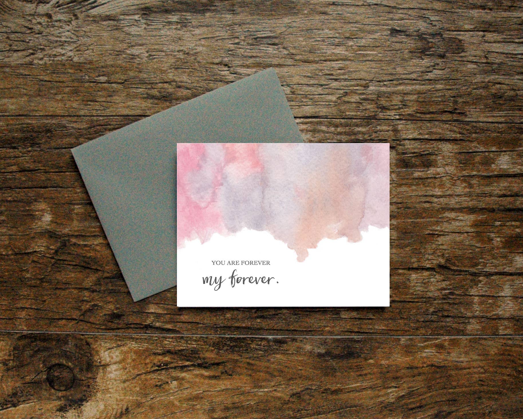 Print Therapy - Vendita all'ingrosso Biglietti d'amore - Biglietto «Sei Forever My Forever»0