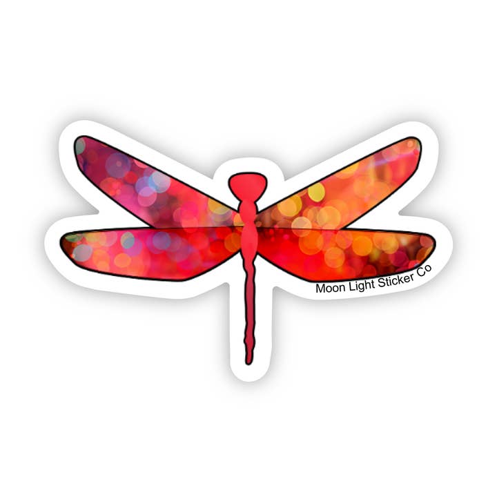 Dragonfly Sticker for wholesale by Moon Light Sticker Co
