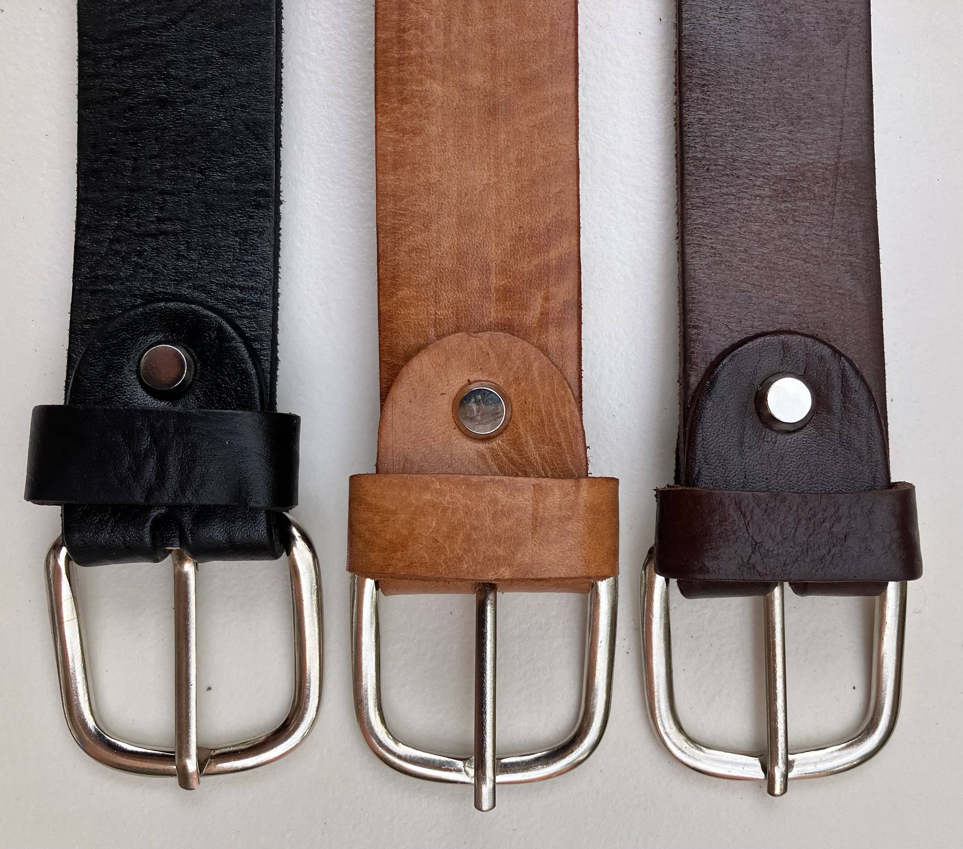 FBandCo – wholesale Belt – Unisex – Leather Belt, Chrome Buckle, Handcrafted3