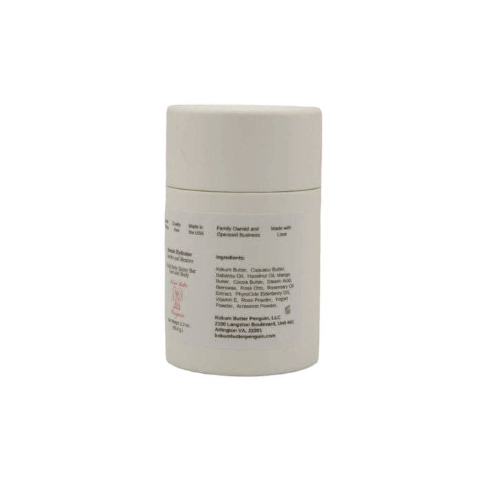 Kokum Butter Penguin - Wholesale Solid Lotion - Instant Hydrator - Soothe and Restore (Lotion Bar) Pushup Paperboard Tube4