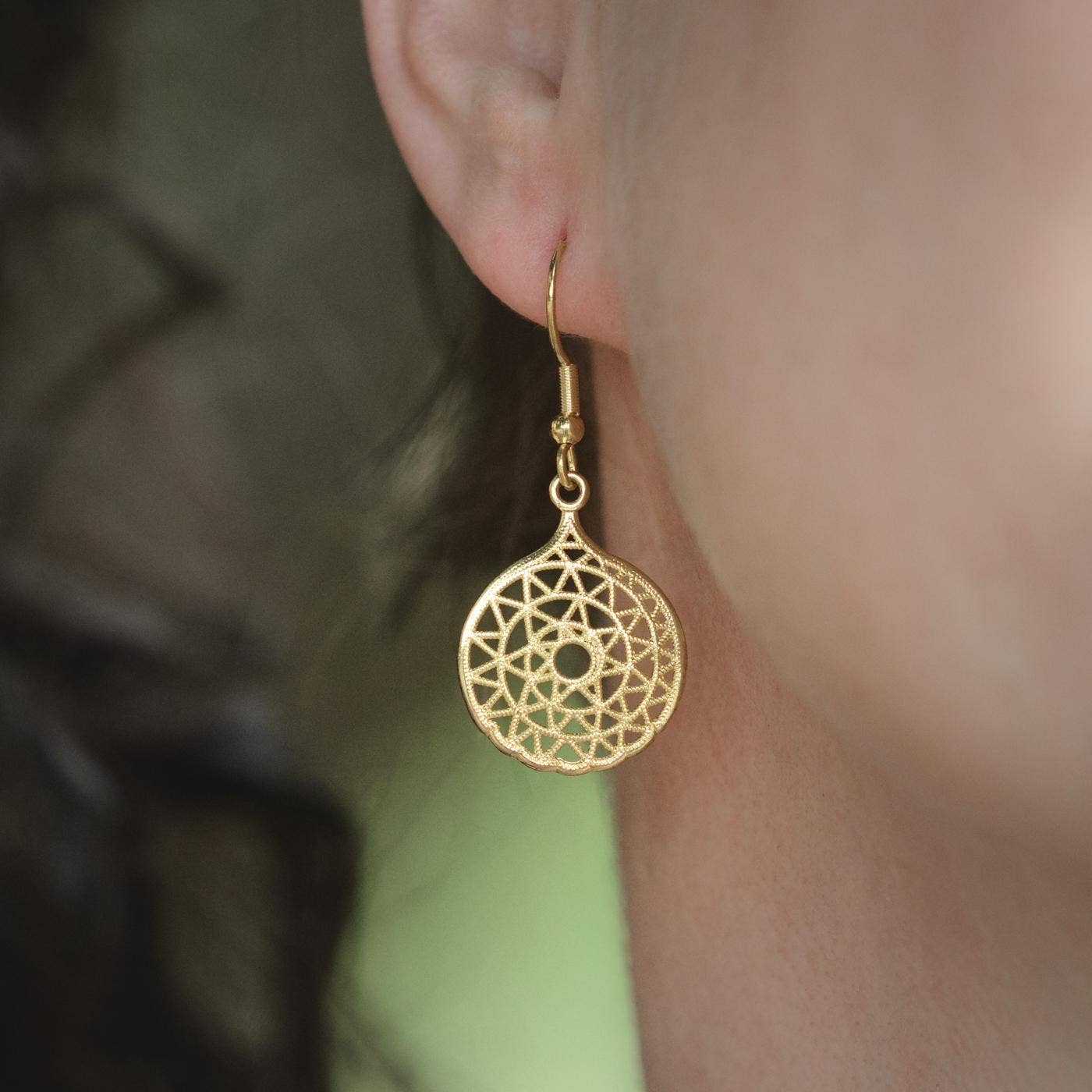 Ethical Global - Wholesale Dangle Earrings - Aurora Earrings (Silver,14K, Rose) - Ethically Made3