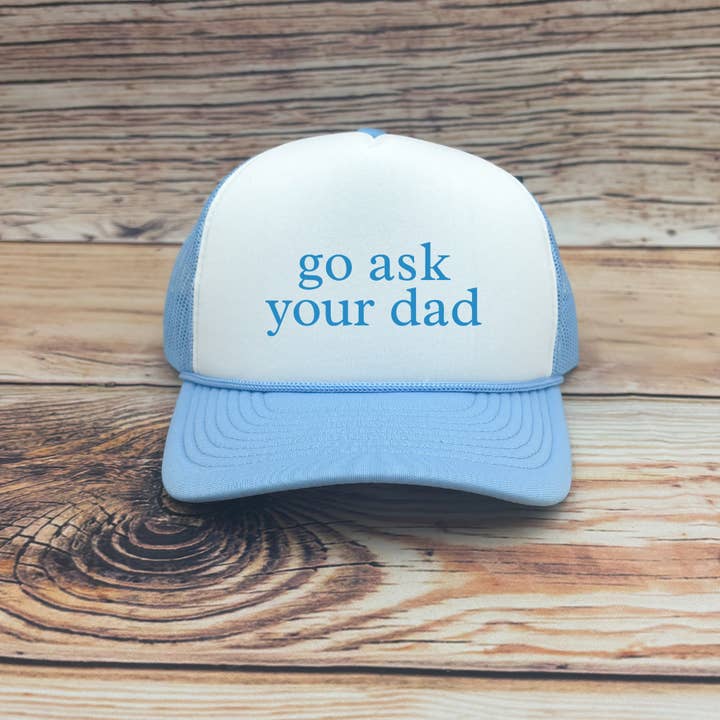 Sage & Soil - Wholesale Trucker Hat - Women's - Go Ask Your Dad Mid-Profile Trucker Hat4