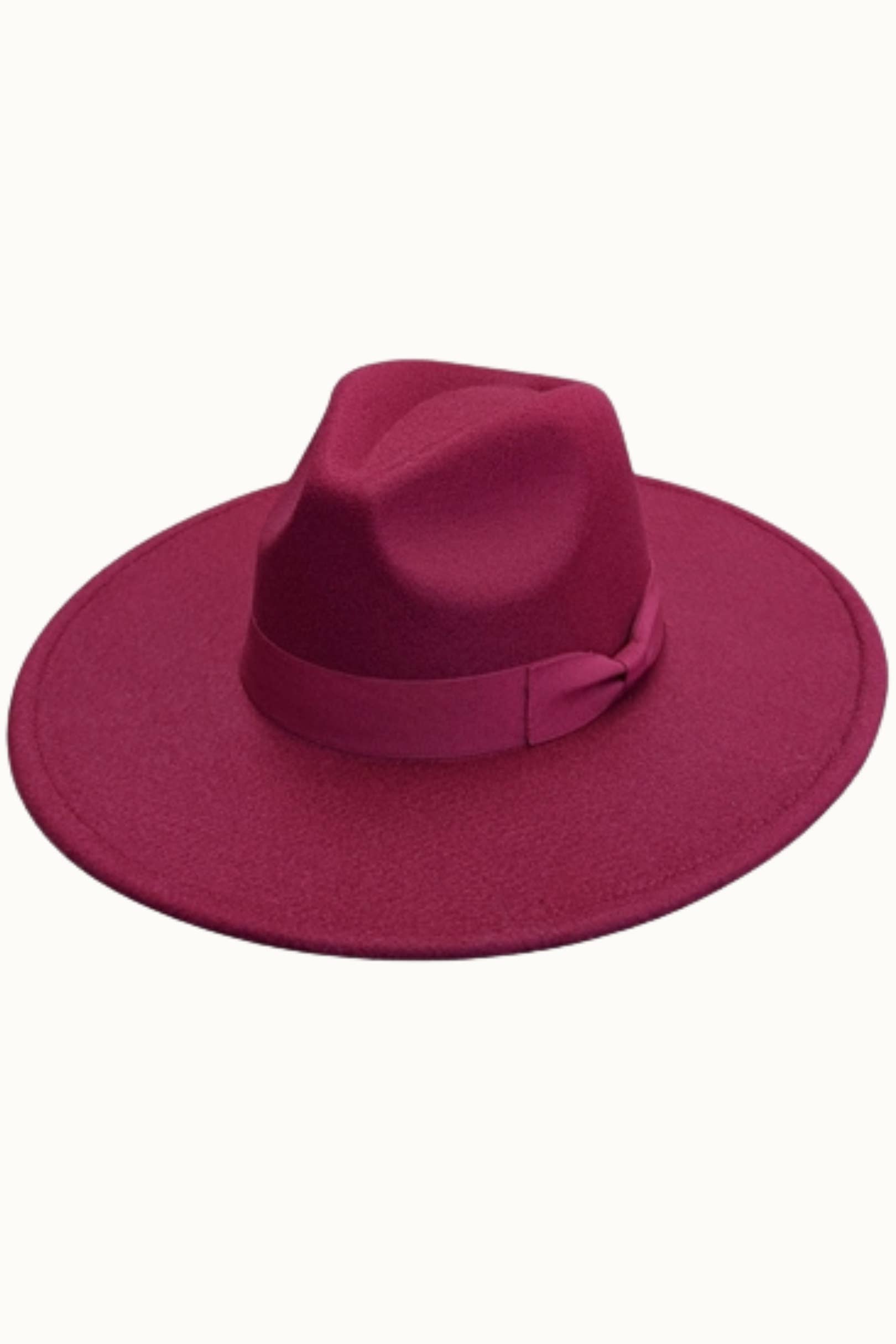 Olive & Pique - Wholesale Fedora - Women's - Structured Wide Brim Rancher in Vegan Felt, Adjustable5