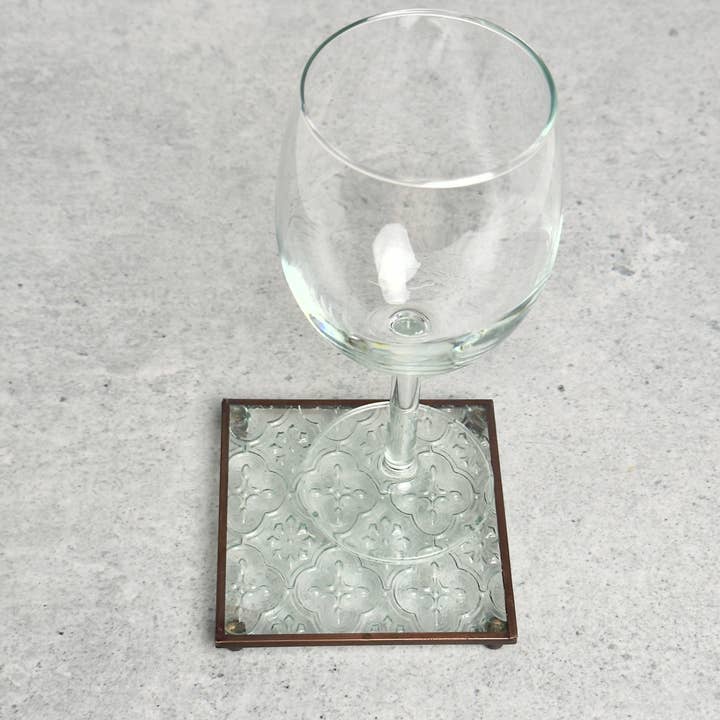 India Handicrafts Inc - Wholesale Decorative Plate/Dish/Bowl - Glass Pillar Plate