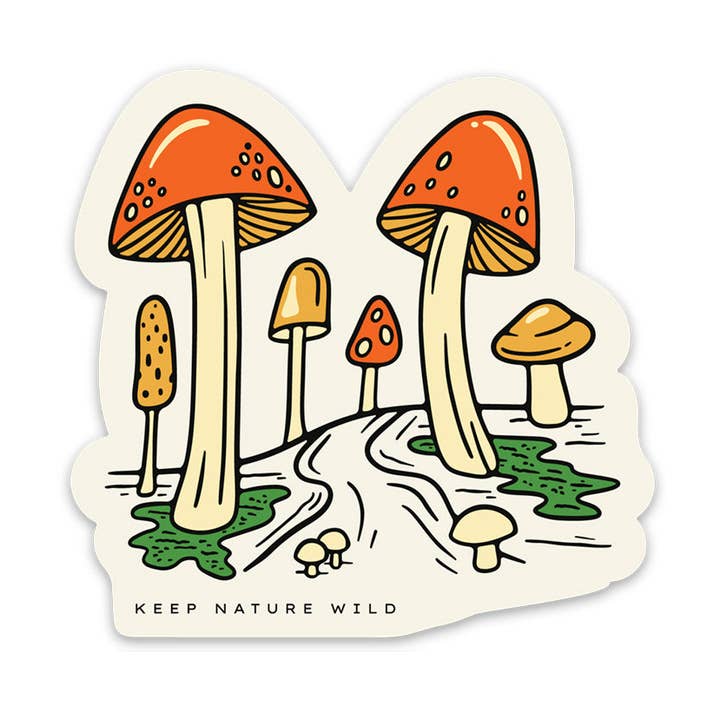Keep Nature Wild - Wholesale Sticker - Shroom Forest | Sticker0