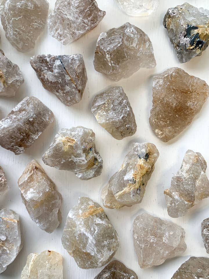 Rough Golden Rutile for wholesale by Crystal Vibes Inc.