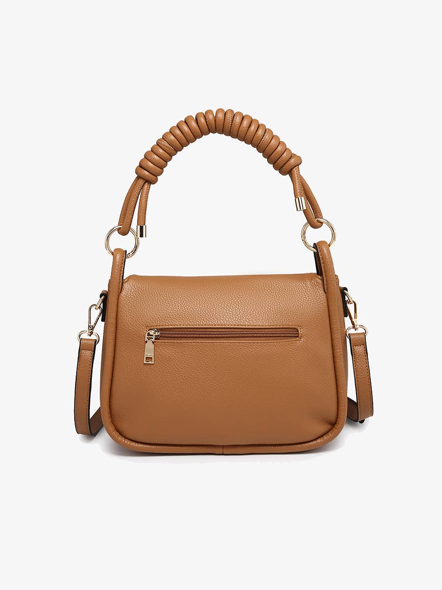Jen & Co. – Satchel - Mulher por atacado – M2766 Effie Messenger Satchel Bag c/ Alça com Nó3