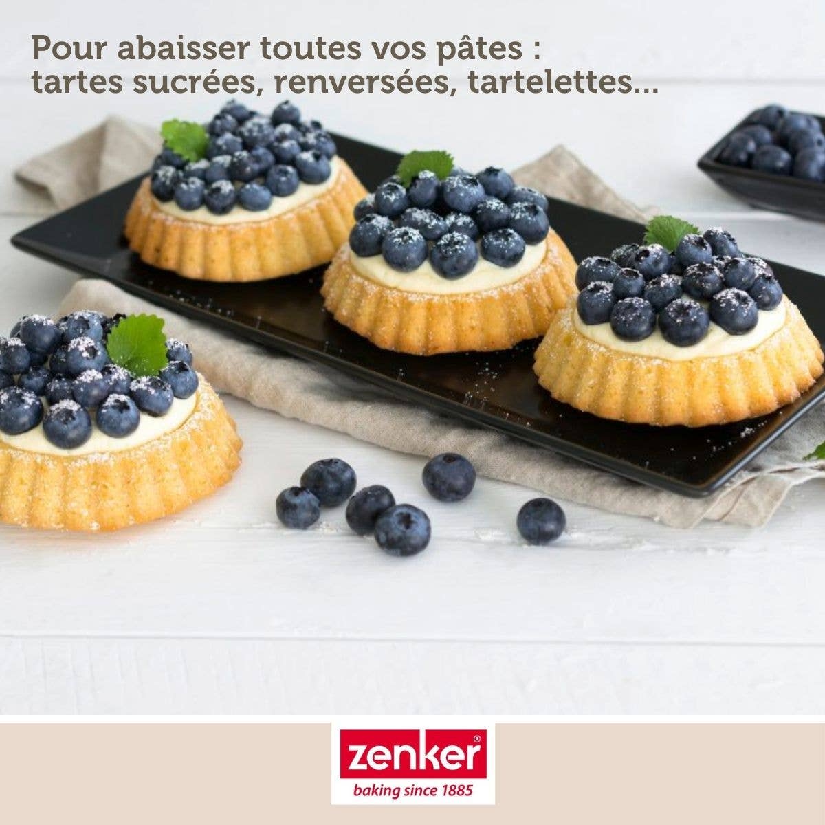 Zenker - Wholesale Rolling Pin - Zenker SmartPastry FSC Certified Wood Rolling Pin 35cm5