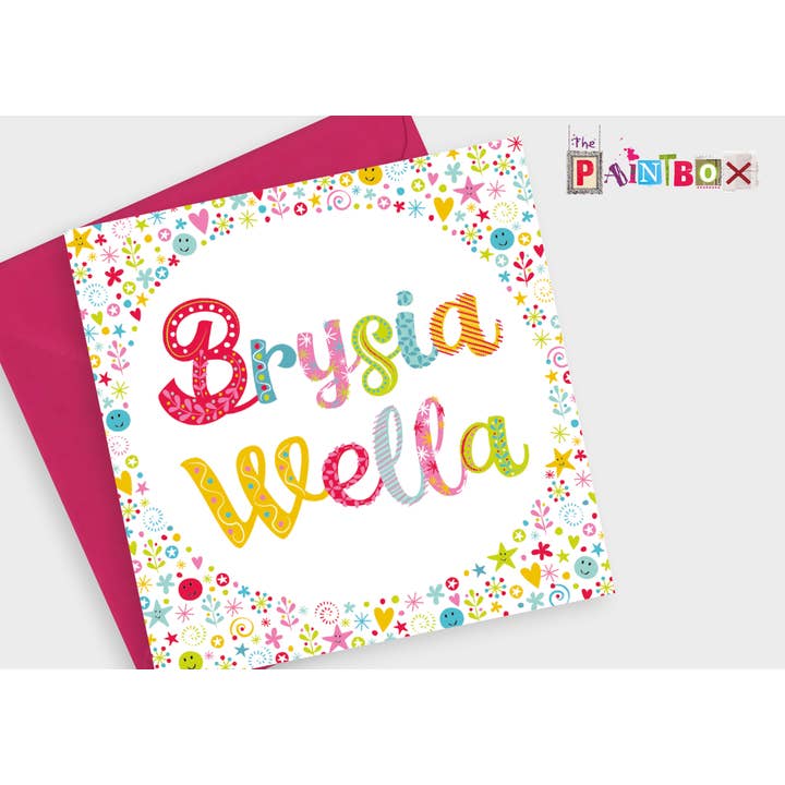 Brysiwch Wella - Guarisci presto - Icone Prettycolour x6 Carte per la vendita all'ingrosso da parte di The Paintbox