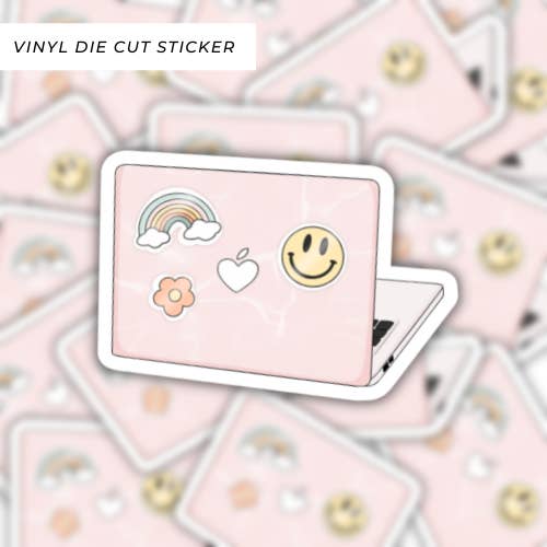 Adhesivo de vinilo para portátil Groovy para venta al por mayor de Willow & Ivy