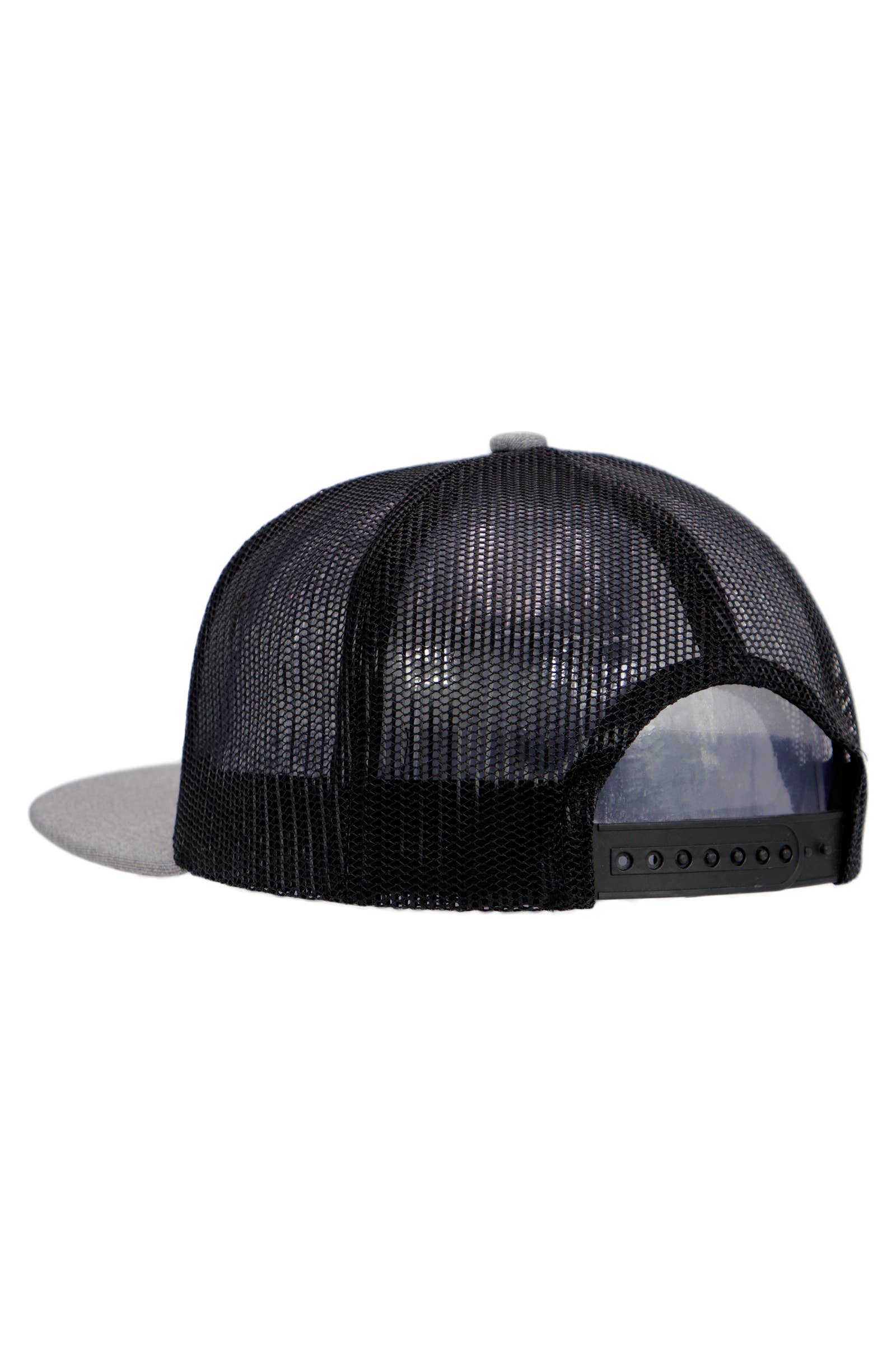 Cap Zone - Vendita all'ingrosso Cappellino  da camionista - Unisex - Cappello Trucker con Visiera Piatta Melange e Patch Bandiera Americana3