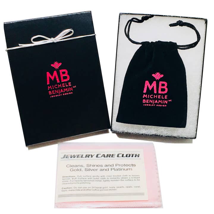 Michele Benjamin, LLC - Vente Colliers à pendentif - Pierres précieuses Swarovski d'hippocampe en argent sterling de 4 mm2