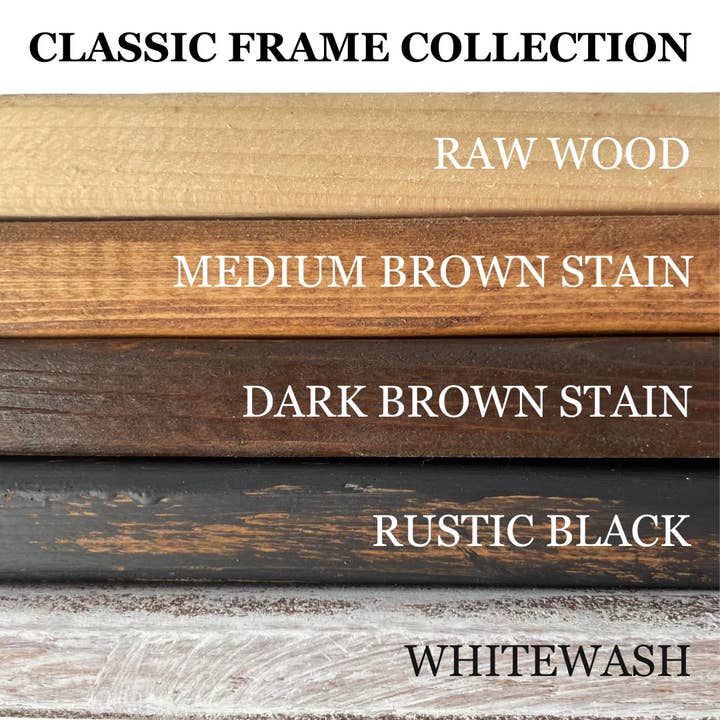 Swinford Designs - Vendita all'ingrosso Cornice portafoto - Cornici in legno fatte a mano - Scegli la tua dimensione | Colore (Copia)