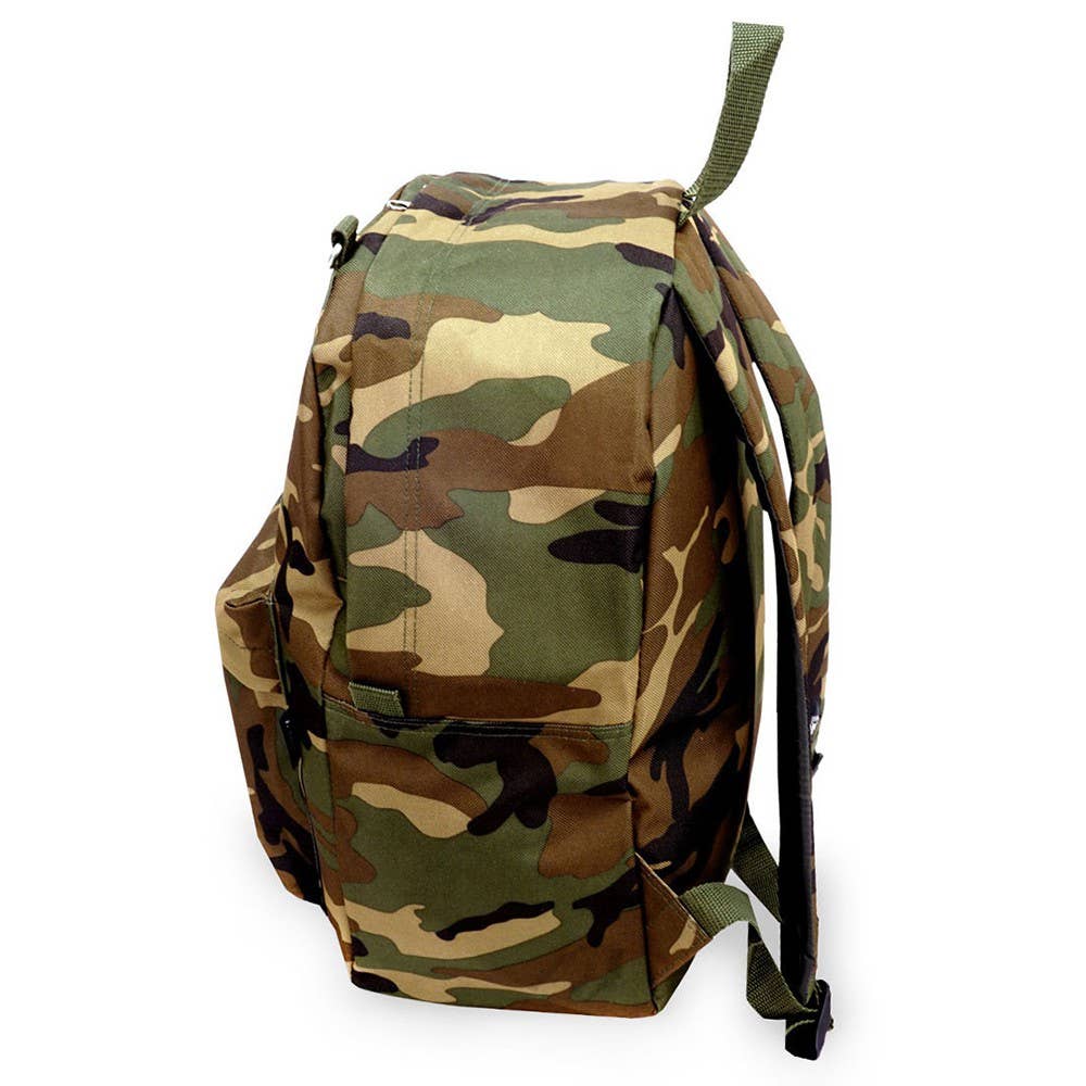 CAMOUFLAGE Classic Camo Backpack for wholesale on Faire3