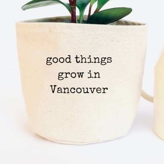 Bra saker växer kanvas växtkrukskydd för wholesale av Leaf and Root Co.