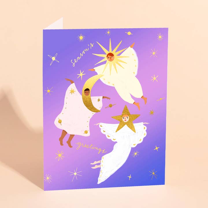 HOLIDAY SPRITES - Holiday Card for wholesale by Carolyn Suzuki