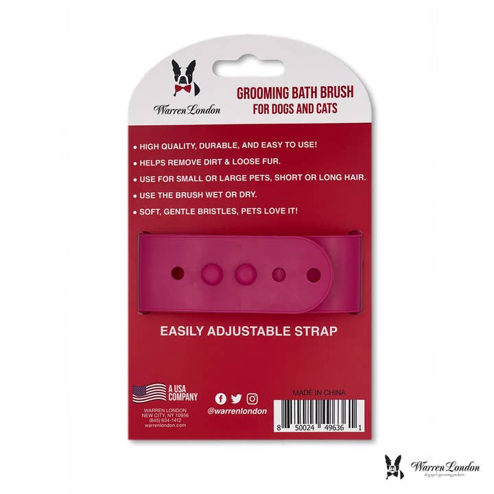 Warren London Dog Products - Wholesale Pet Brush - Cat/Dog - Grooming Bath Brush1