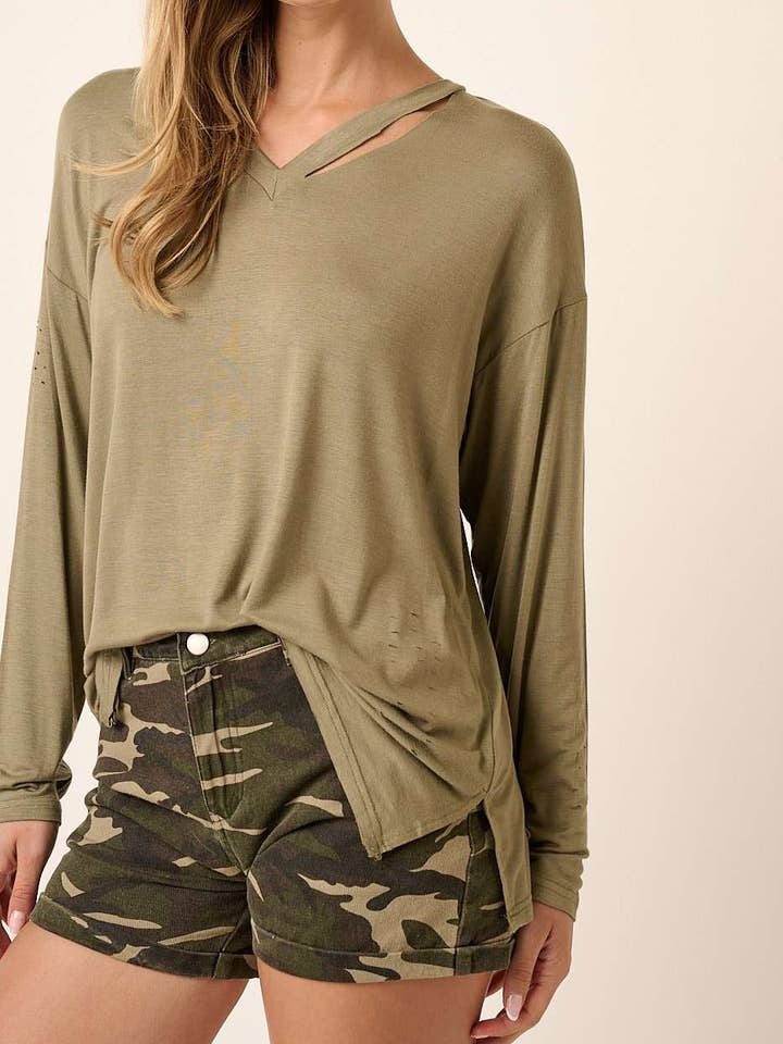 mittoshop - Wholesale Shorts - Women's - H70477-CAMO PRINT SHORTS1