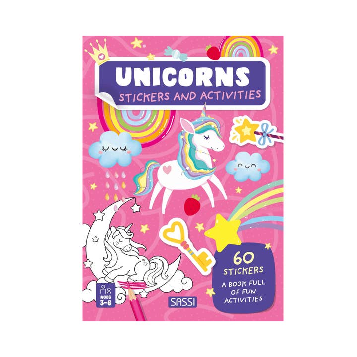 Axis Toys & Gifts - Wholesale Sticker – Child & baby - Sassi Stickers and Activities Book - Unicorns