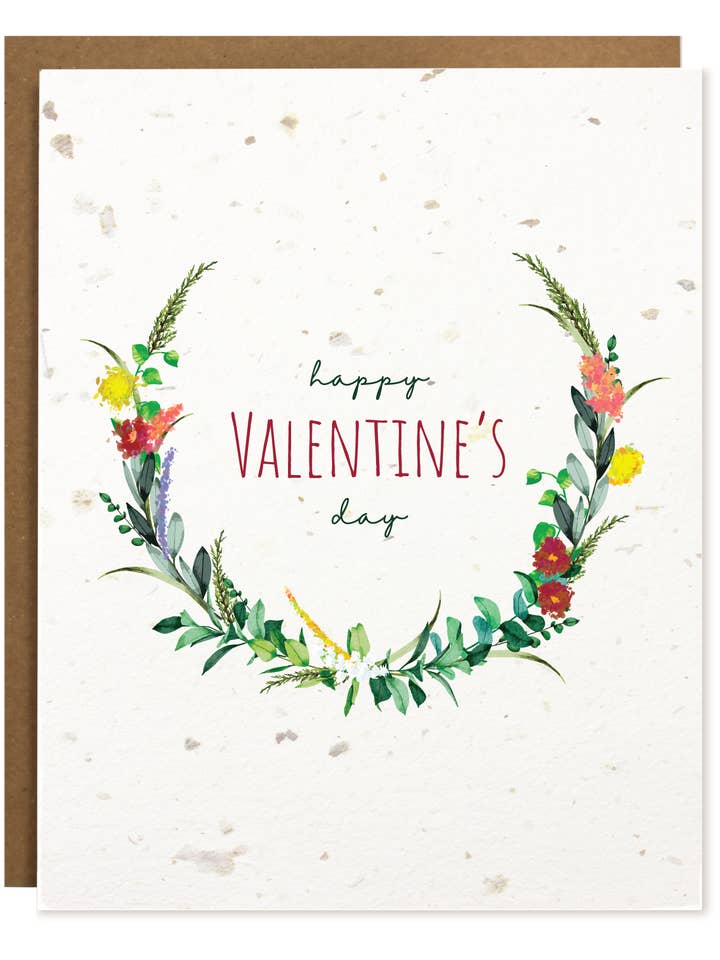 TOKA | Floral Valentine | Plantbart kort for engroshandel hos The Card Bureau