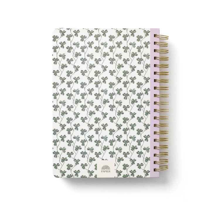 Papier - Wholesale Notebook - Lined Notebook, B5 Hardcover Spiral - Clover Vine1
