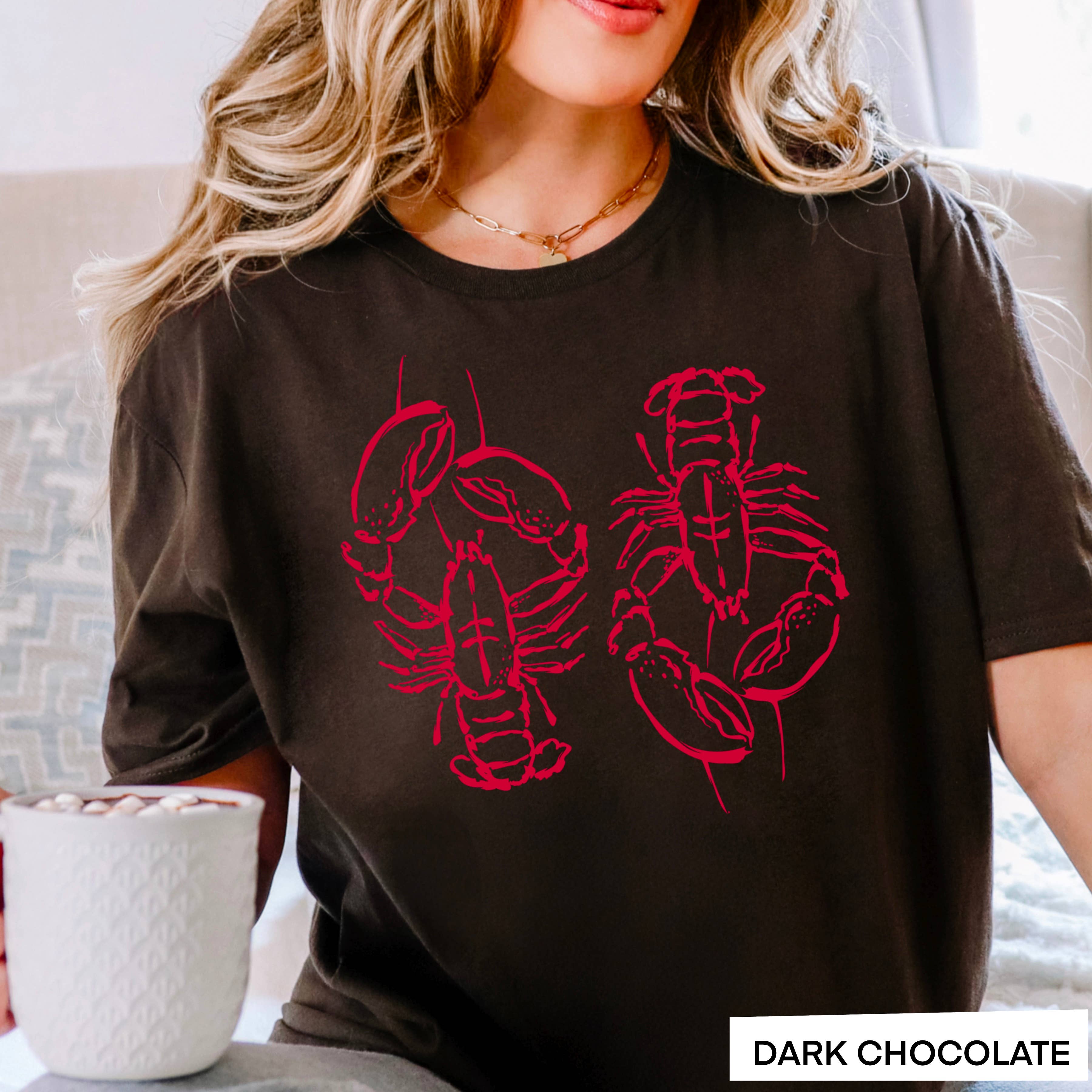 Shoppe SHC - Wholesale T-Shirt (Graphic) - Women's - Spring 2025 Coastal Aesthetic Lobster | Graphic Tee |Gildan 6