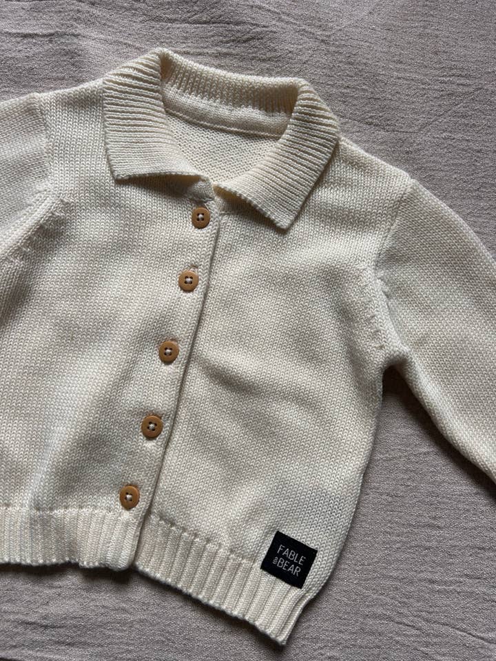 Fable & Bear - Wholesale Cardigan - Baby - Fable Knit Cardigan & Pocket Jogger Set1