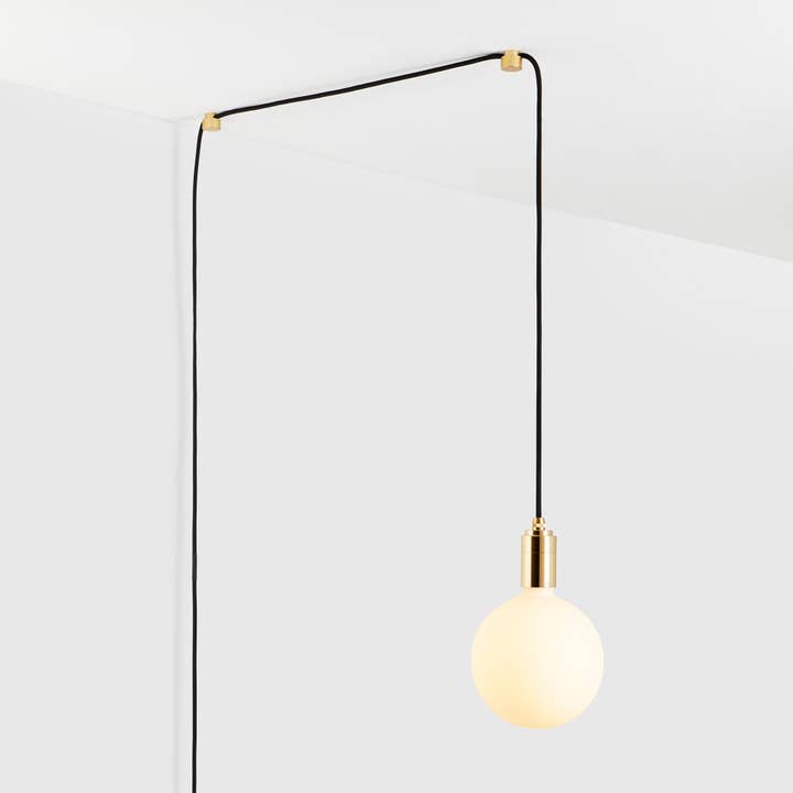 Sphere IV Plug-In Pendant in Brass for wholesale by Tala