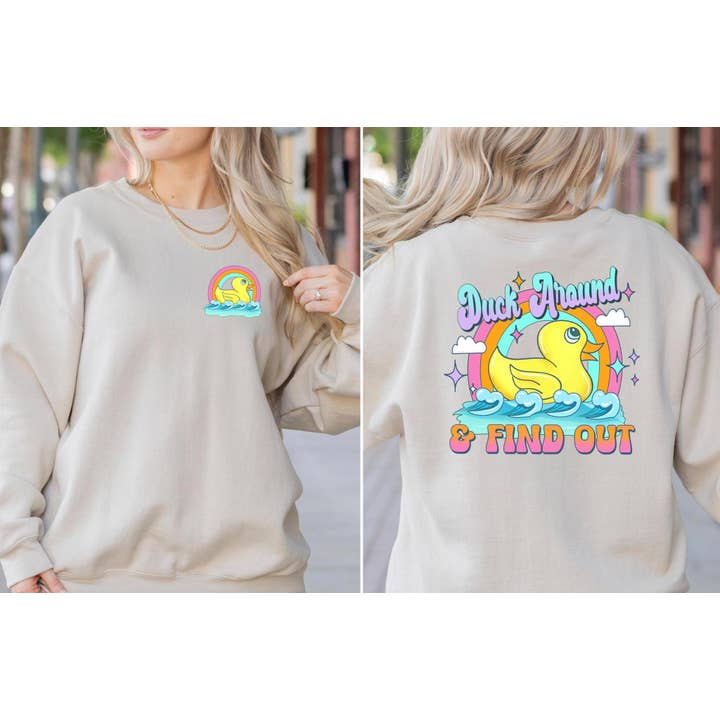 Duck Around And Find Out Fleece for wholesale by MidWest Tees