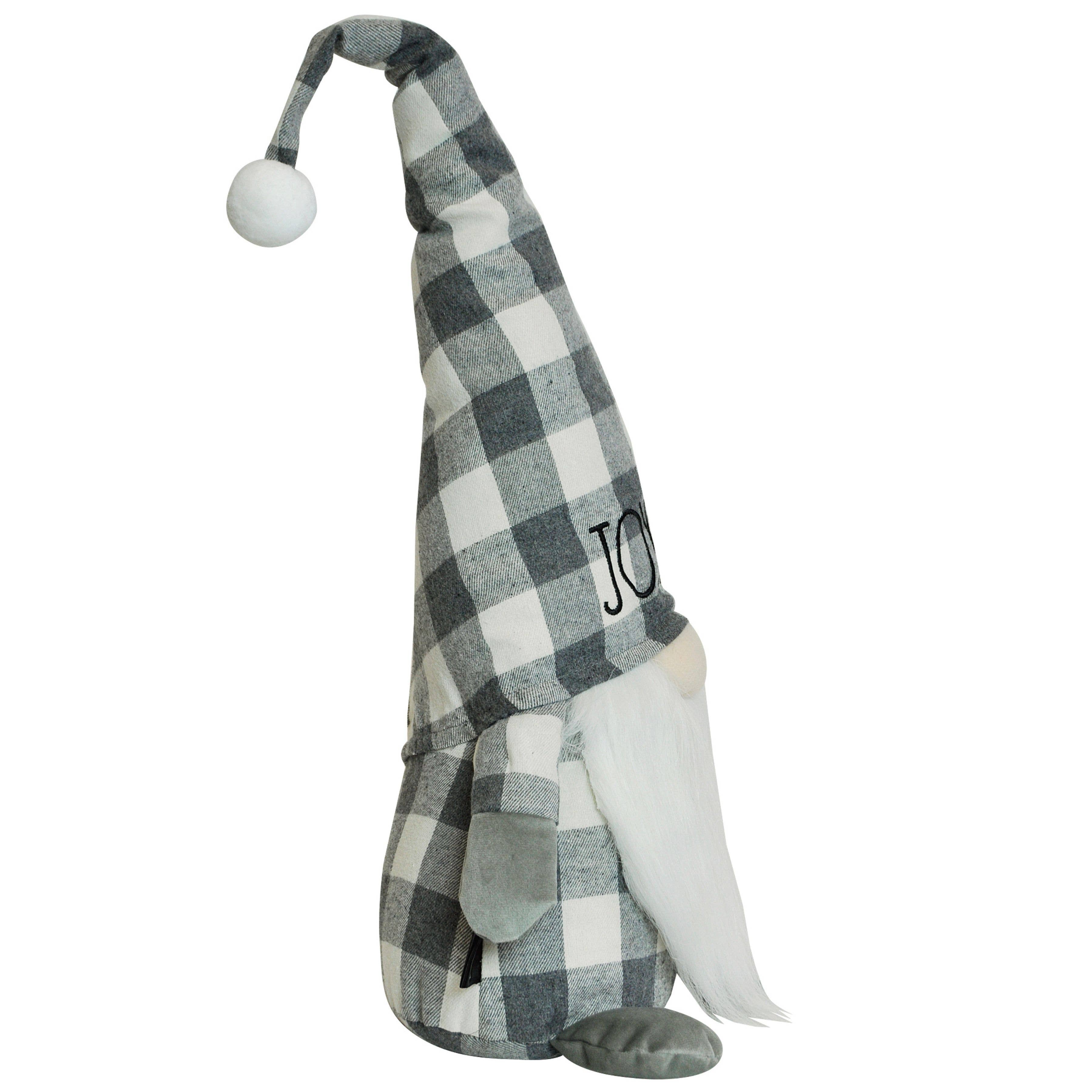 DesignStyles Home - Wholesale Christmas Decoration - Rae Dunn Gray and White Plush Christmas Gnome3