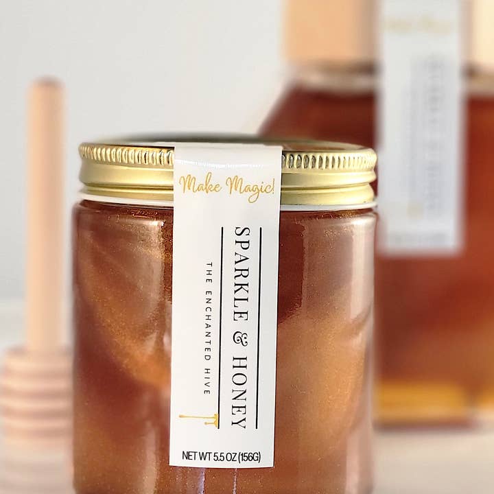 The Enchanted Hive - Wholesale Honey - Sparkle & Honey Original Gold 5.5oz