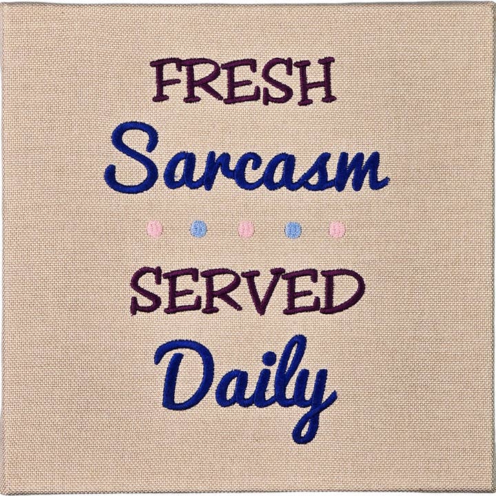 Fresh Sarcasm Canvas | DA89 for wholesale by LT Creations