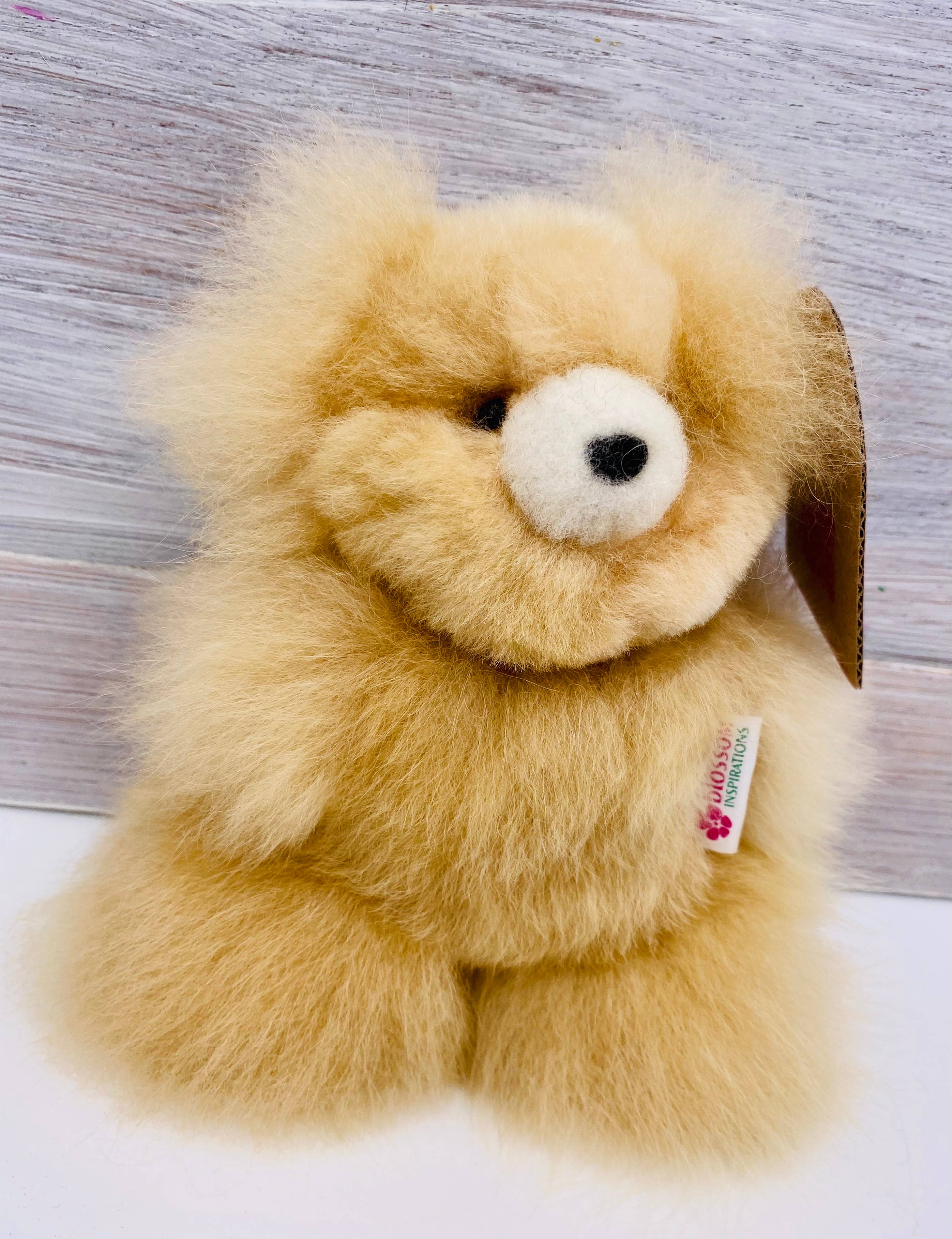 Blossom Inspirations - Vente Peluche – enfant et bébé - Peluche ours en alpaga fabriqué à la main0