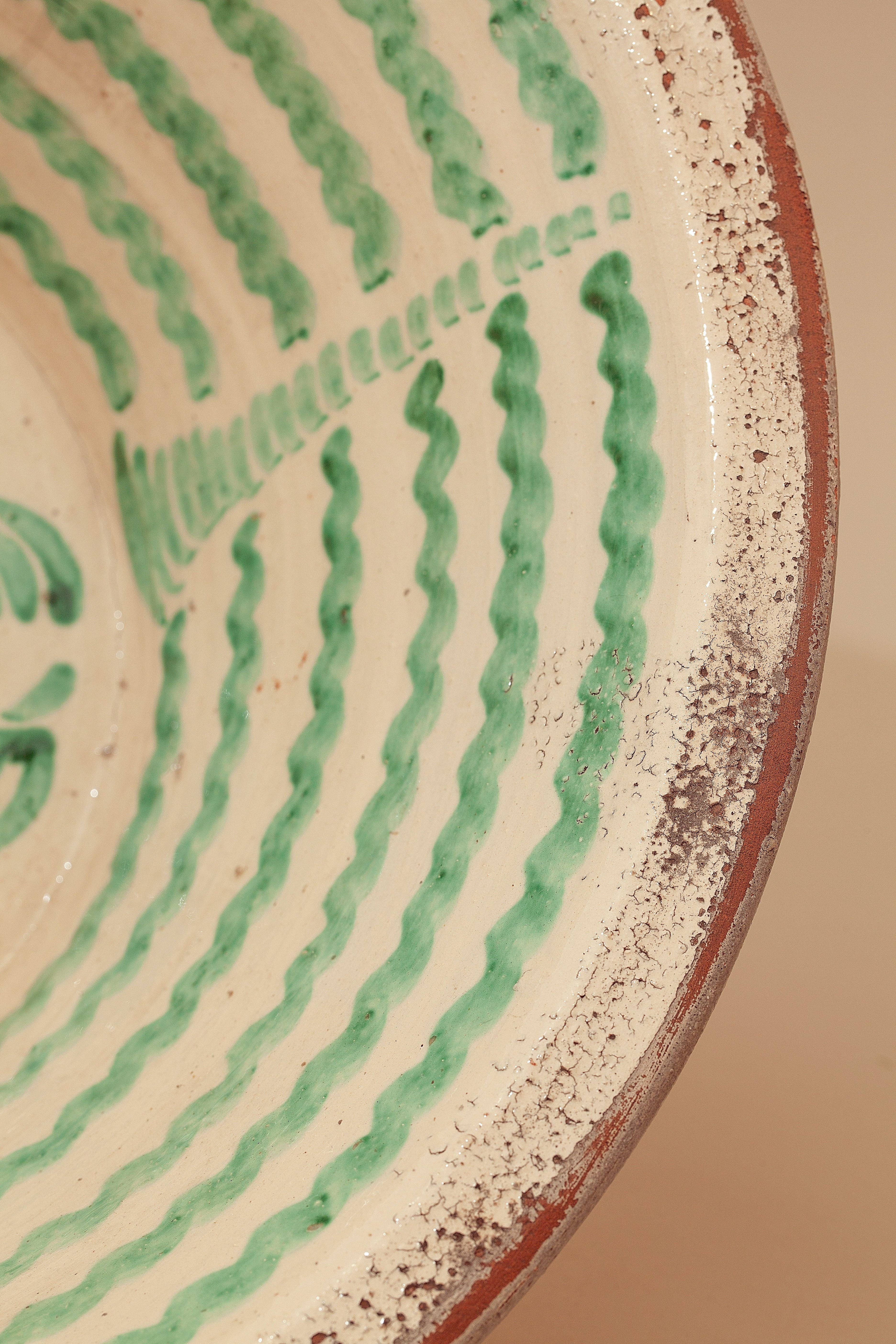 Eturel Madrid - Vente Assiettes/plats/bols de décoration - Lebrillos granaínos verts5