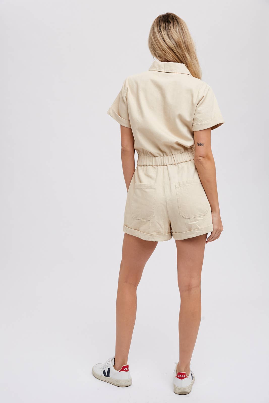 Bluivy - Wholesale Romper - Women's - BUTTON FRONT COTTON ROMPER19