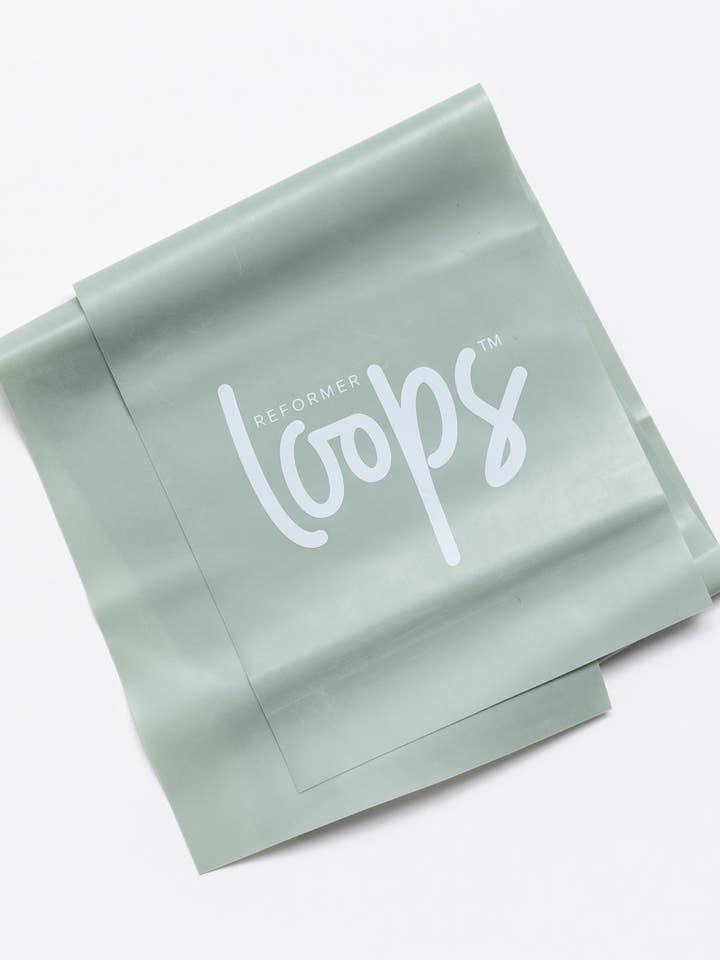Banda de Resistencia de Látex Menta para venta al por mayor de Reformer Loops