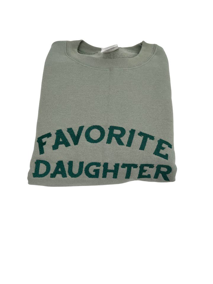 Totally Iced Out - Wholesale Sweatshirt - Women's - Favorite Daughter Embroidered Crewneck1