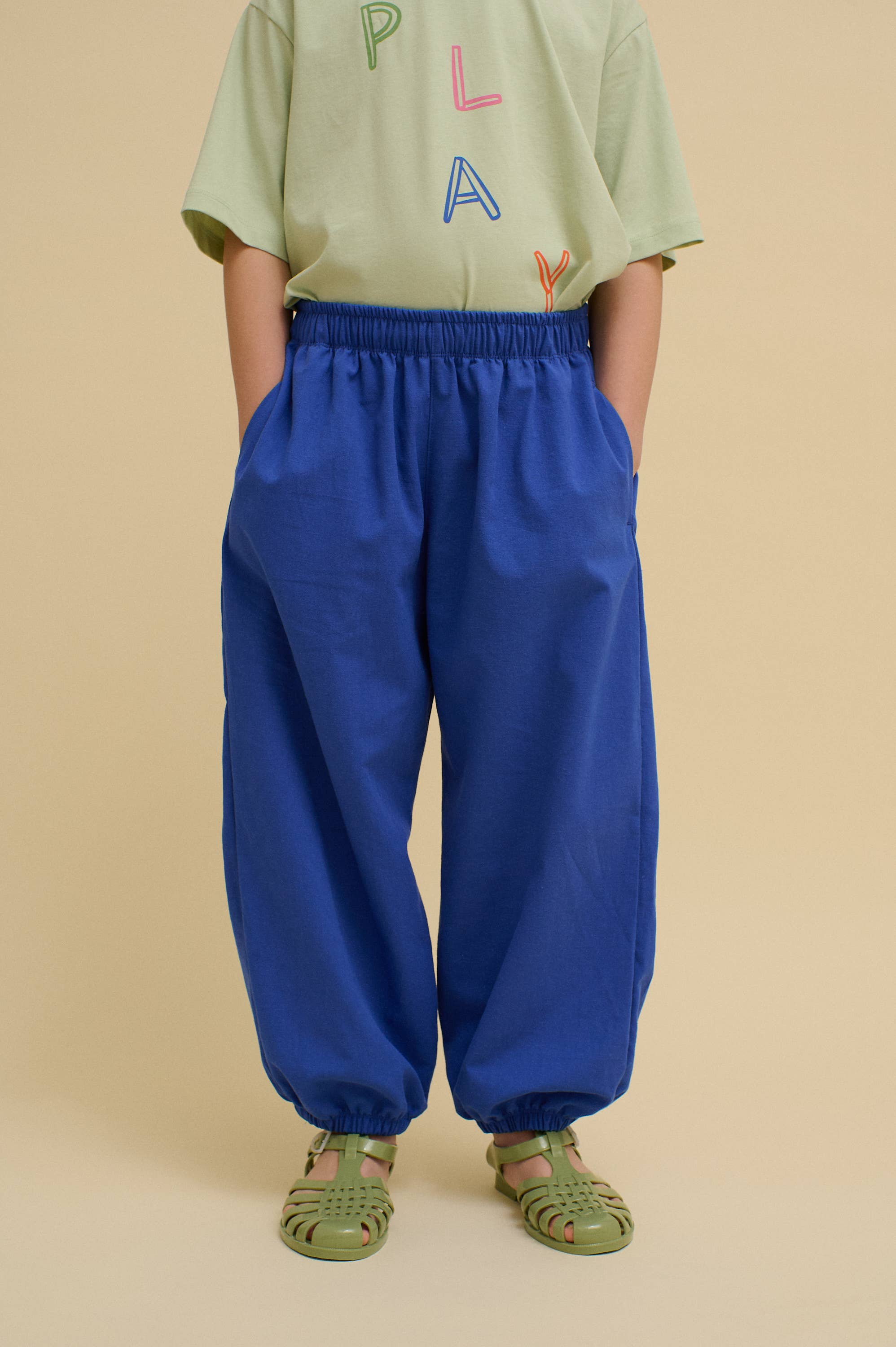 Blau Ballonhose für den Großhandel auf Faire1