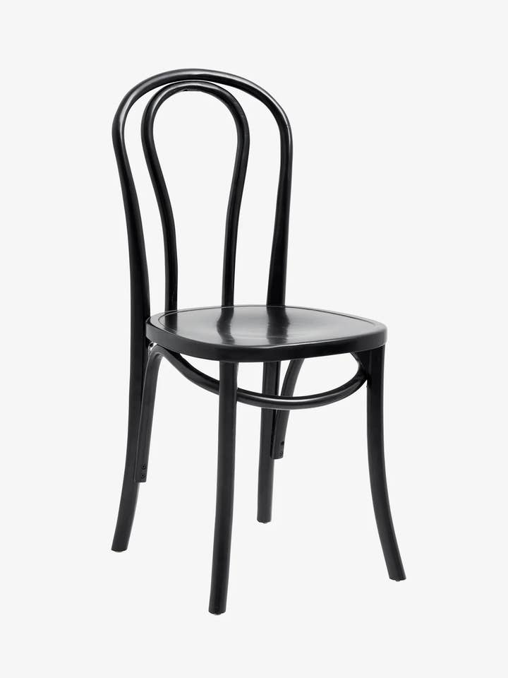 BISTRO chair, shiny black for wholesale by Nordal