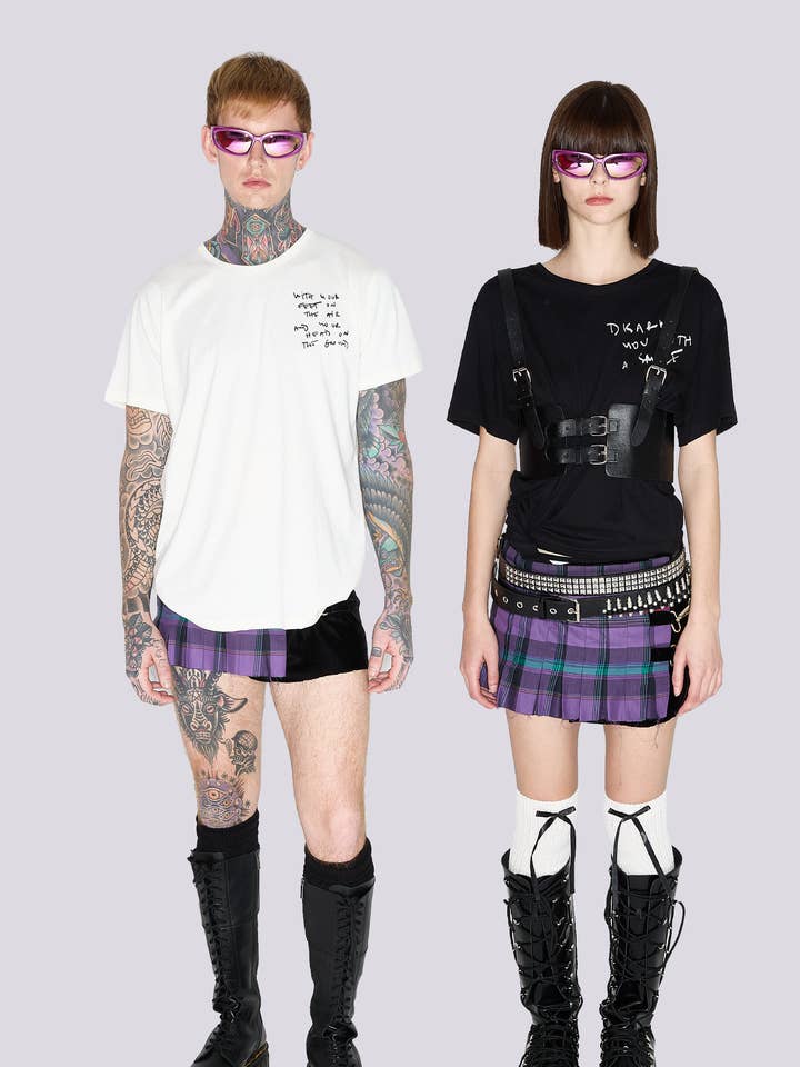 JACK MINI KJOL LILA för wholesale av Come On Europe