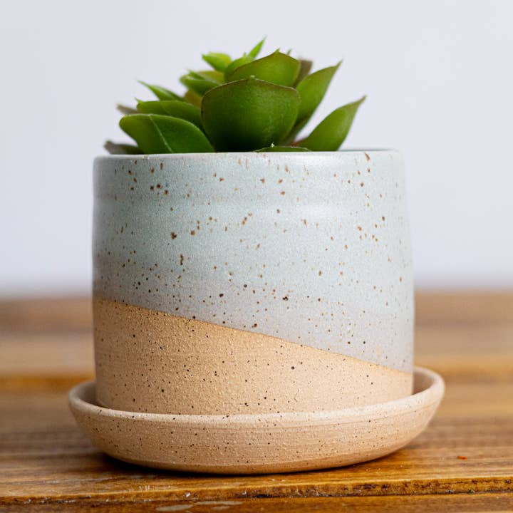 Hands On Ceramics - Vendita all'ingrosso Vasi per piante - Vaso in ceramica – Vaso da 3" con sottovaso9