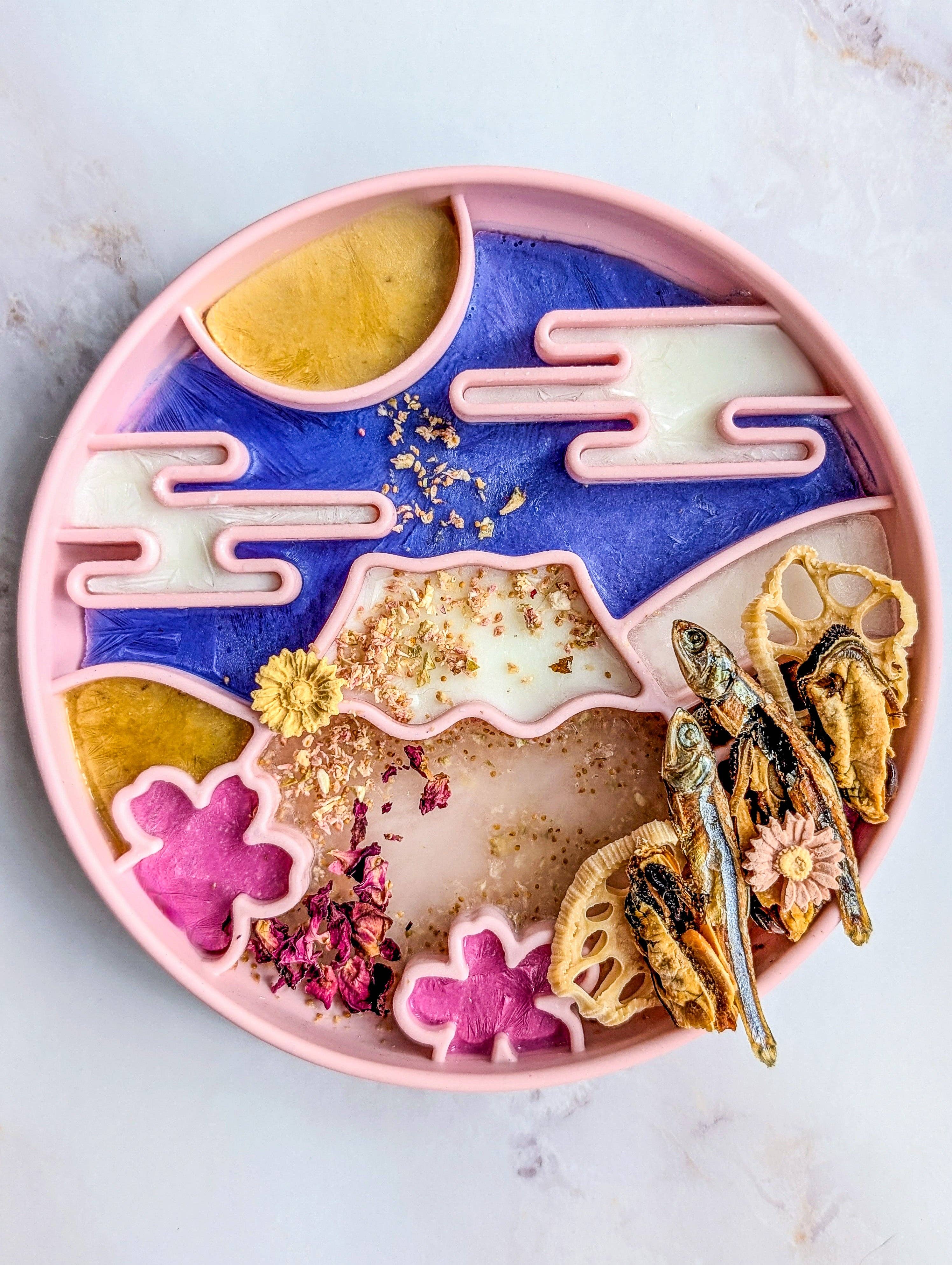 Wild n Fresh Treats - Wholesale Pet Food Mat - Dog - Yama Grub Mat - Blush1