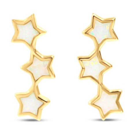 Star Night Ear Climbers pour la vente par Chloe + Lois
