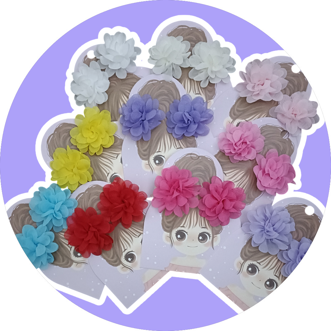Kids4trendy - Wholesale Hair Accessories Set - Kids - Flower girl hair clip set for children2